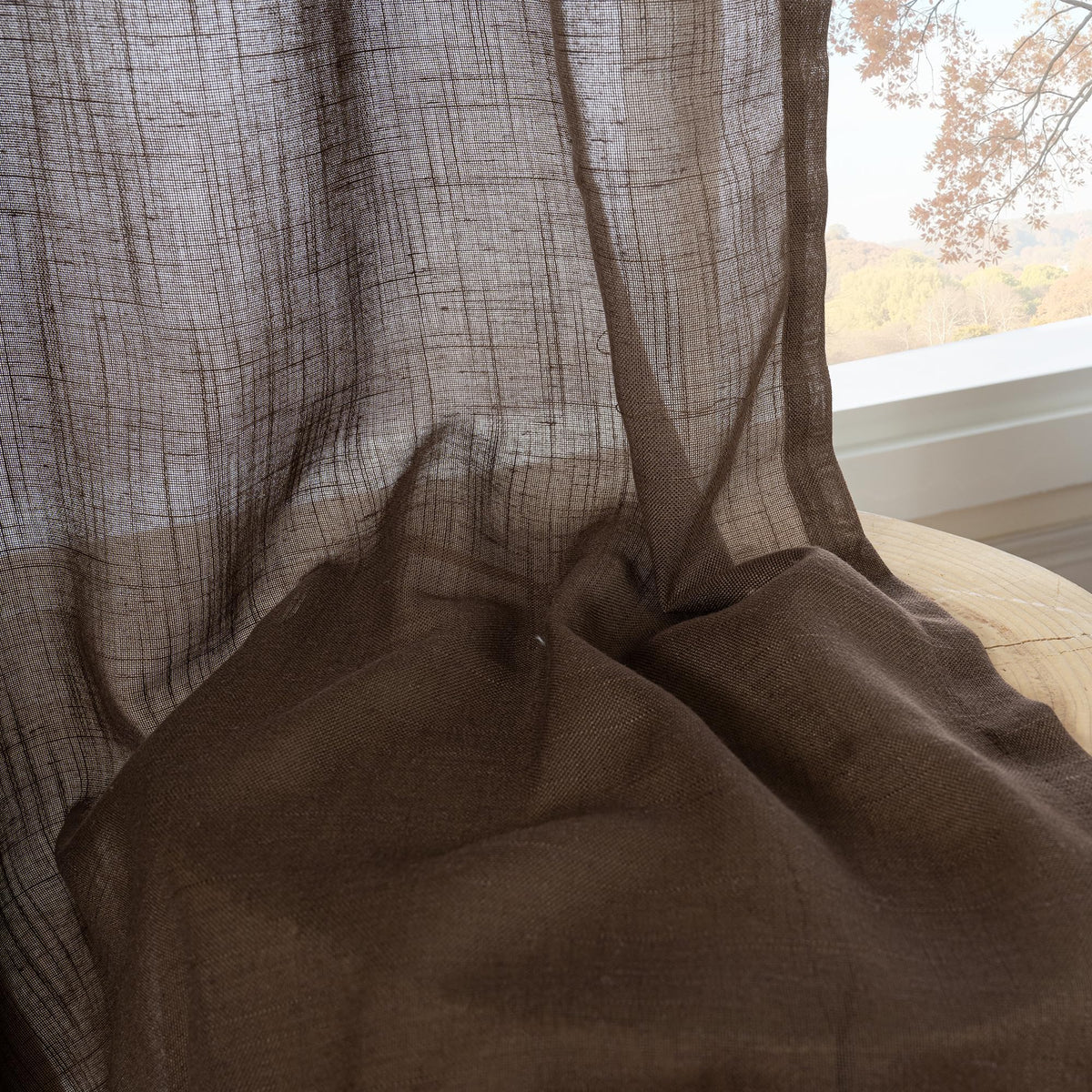 BGment eco-friendly and pet-friendly linen curtain option.