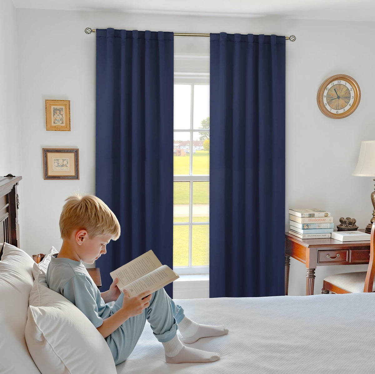 BGment navy blue color helps protect floors and upholstery from fading
