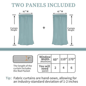 BGment curtains provide some noise reduction for a calmer space