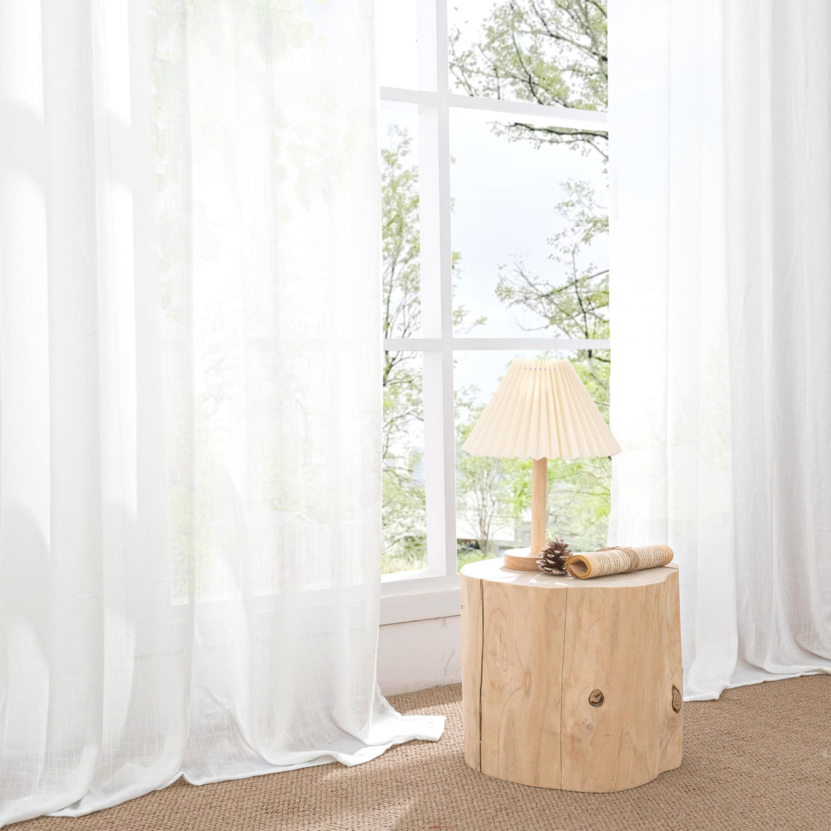 BGment eco-friendly curtains are machine washable and pet-friendly