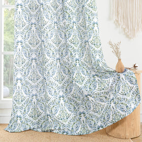 BGment curtains hanging in a bedroom creating a calm atmosphere.