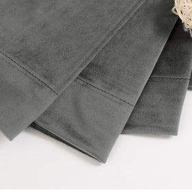 BGment velvet curtains ready for machine wash or dry cleaning.