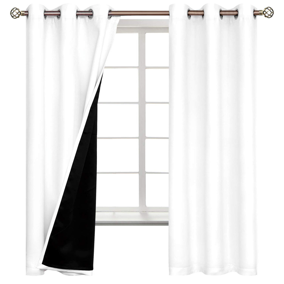 BGment grommet detail showing silver rings for easy hanging