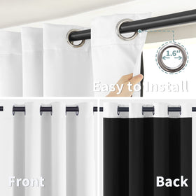 BGment machine washable curtains for easy care
