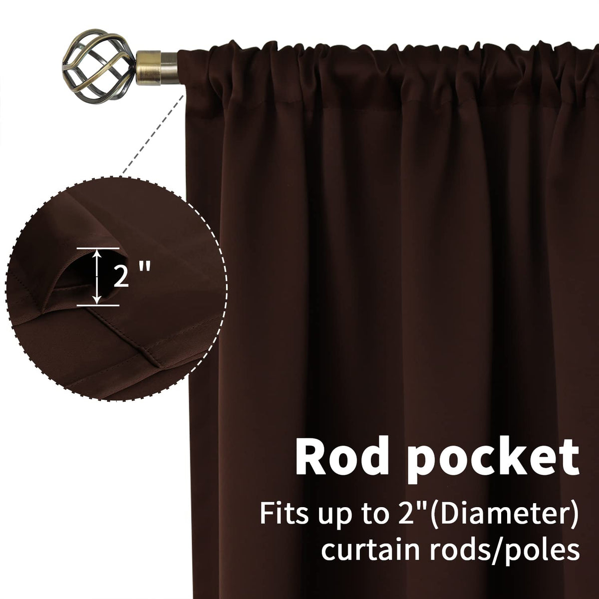 BGment blackout drapes help create a calmer, quieter living space.
