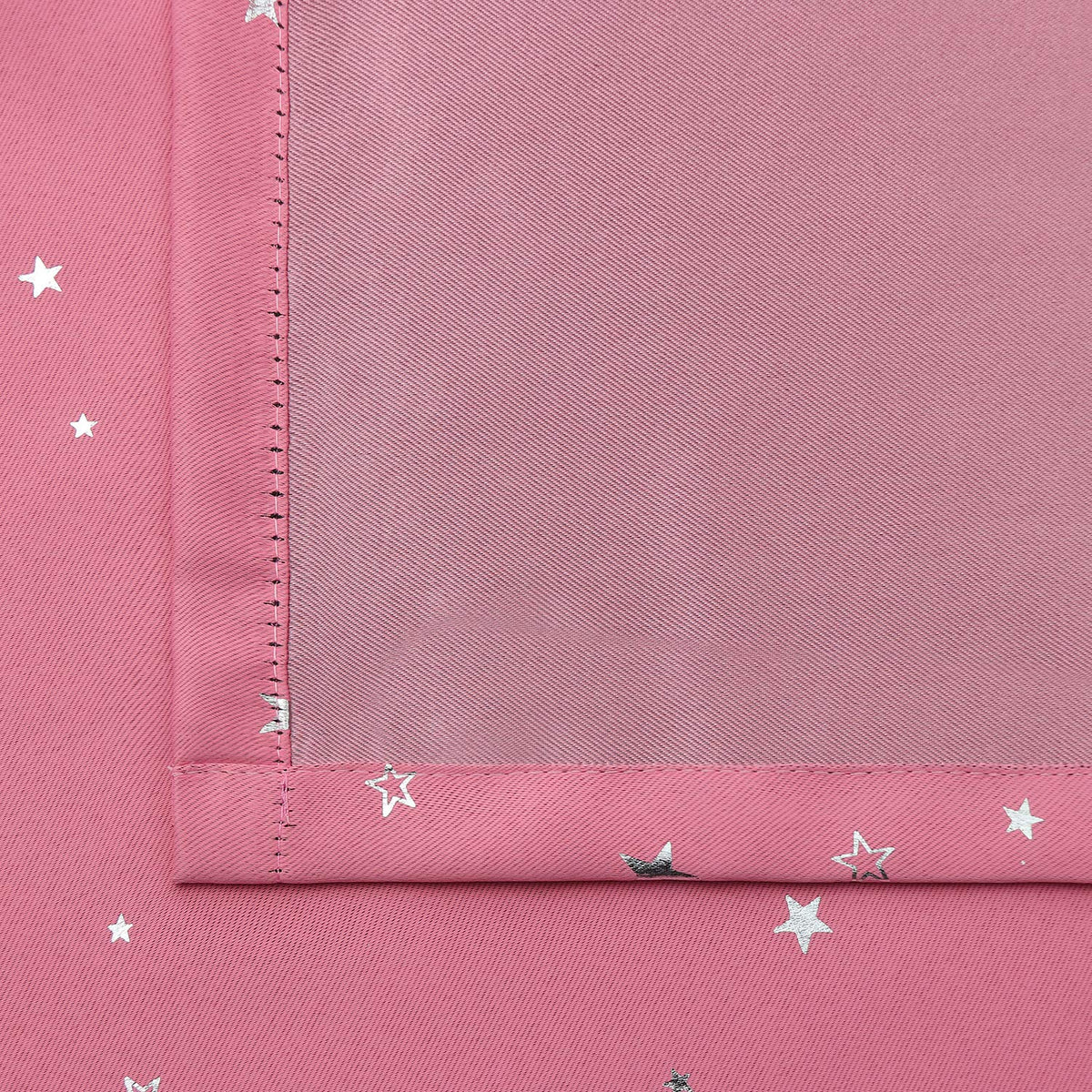 BGment Pink Star Curtains set bright playful style for bedtime