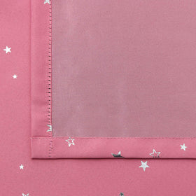BGment Pink Star Curtains set bright playful style for bedtime