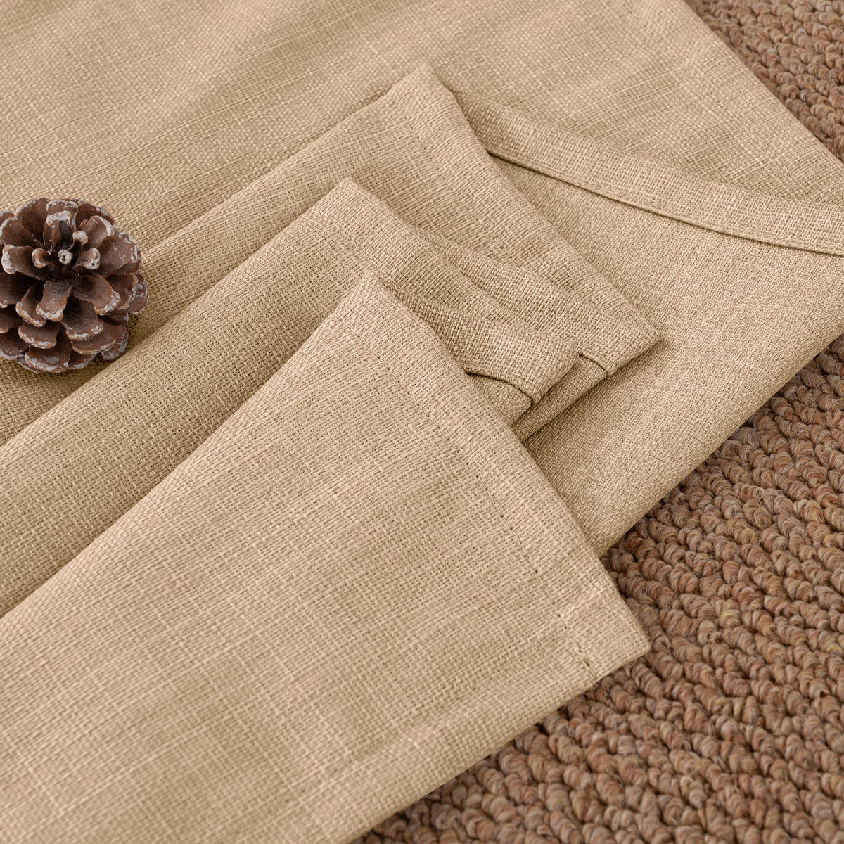BGment set of 2 curtains delivers 104 inches total coverage.