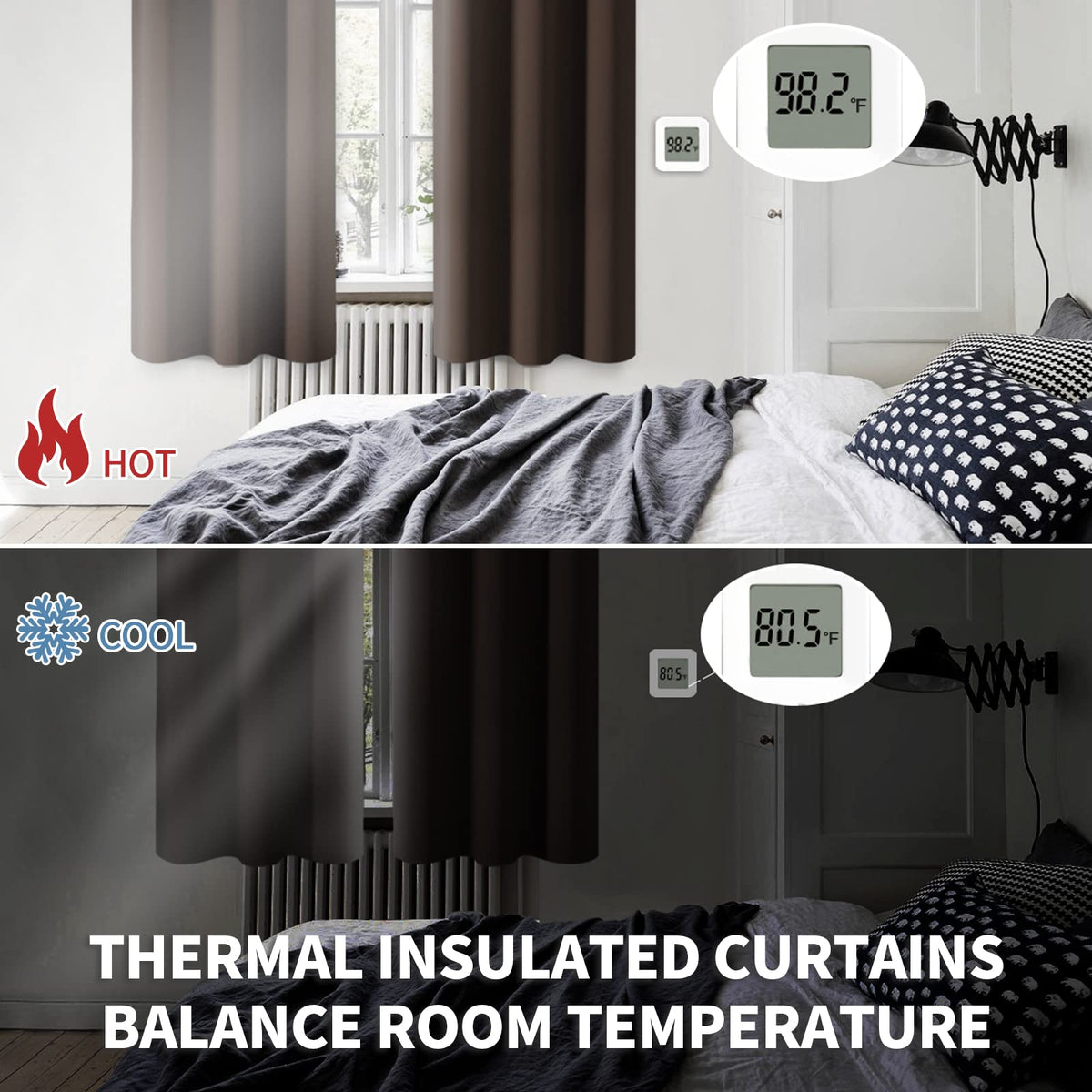 BGment two-panel blackout set improves privacy and sleep quality.