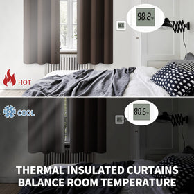 BGment two-panel blackout set improves privacy and sleep quality.