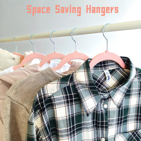 BGRQRIQ chic pink finish enhances wardrobe organization