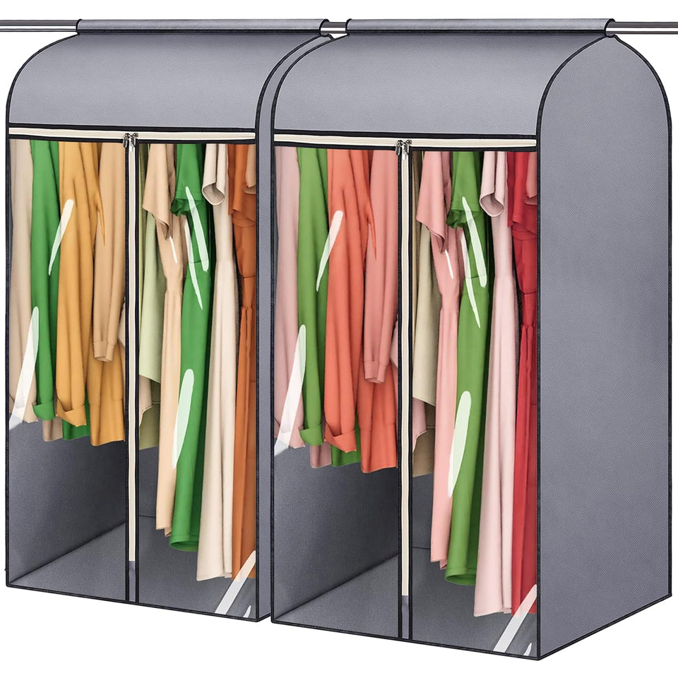 BH7STAR 45-inch garment bag with window for quick clothing ID.