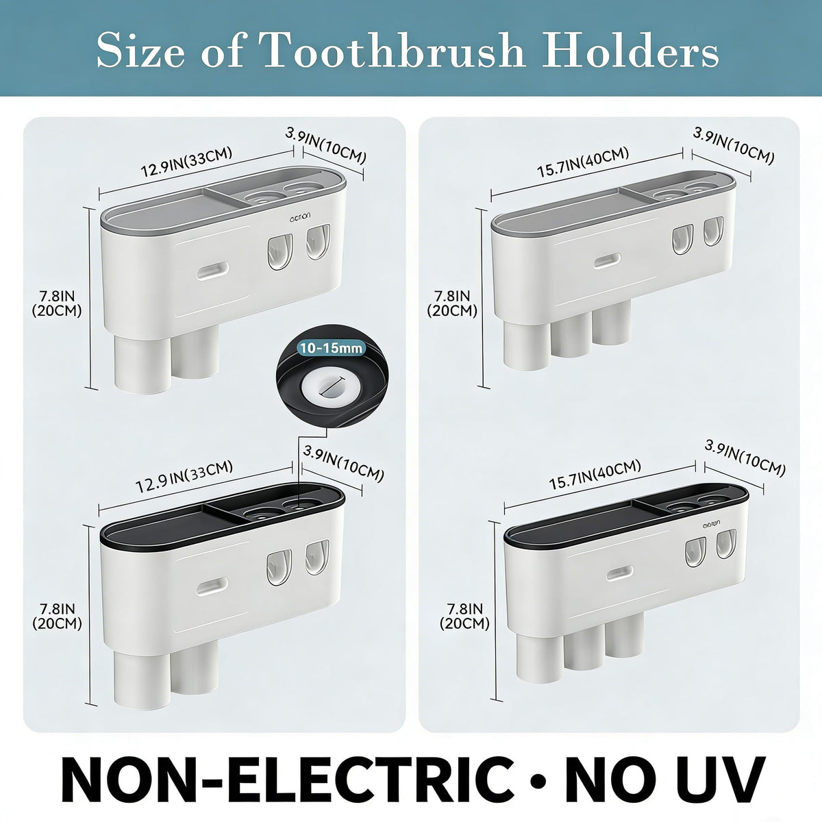 BHeadCat dual toothpaste dispensers reduce waste and mess during busy mornings.