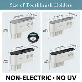 BHeadCat dual toothpaste dispensers reduce waste and mess during busy mornings.