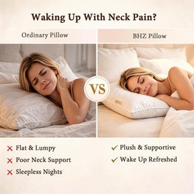 BHZ back-sleeper head and shoulder support shown during sleep