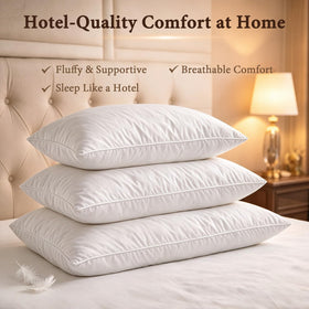BHZ side sleeper demonstrates natural neck support for side sleeping.