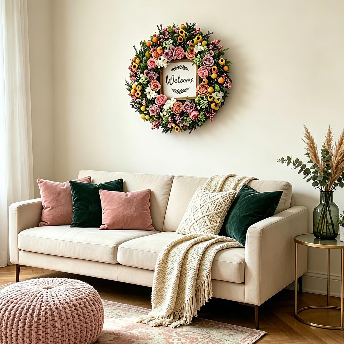 Bibelot close-up artificial hydrangea roses showcase lifelike texture.