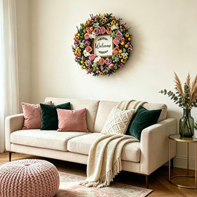 Bibelot close-up artificial hydrangea roses showcase lifelike texture.