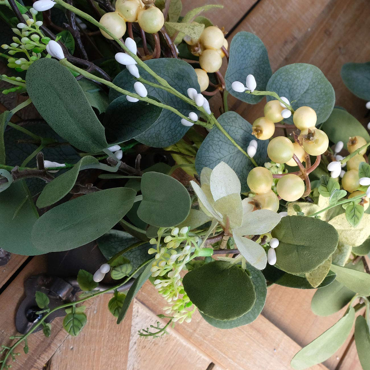 Bibelot spring-ready wreath perfect for St. Patrick's Day celebrations.