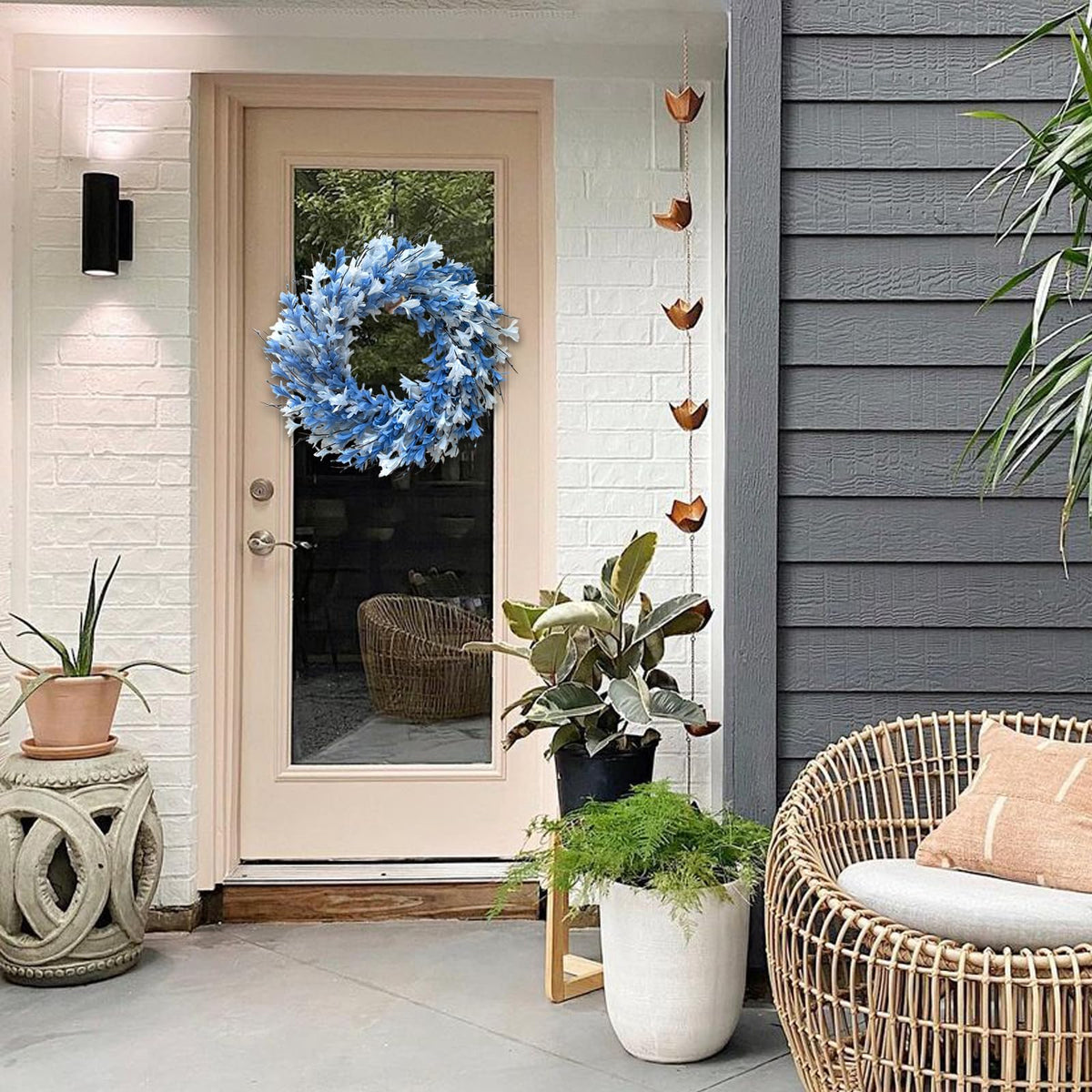 Bibelot versatile wreath suitable for indoors or outdoors display