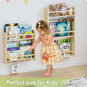 Bidami living room setup uses the 3-tier shelf for tidy display.
