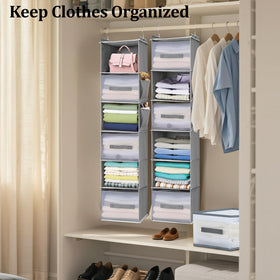 BIEBOS easy installation on a closet rod, no tools required.