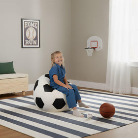 Big Joe refillable bean bag for long-lasting use.