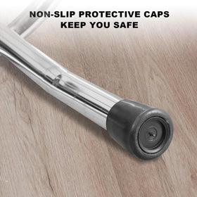 BIG RED Torin chrome-plated legs with floor protection caps