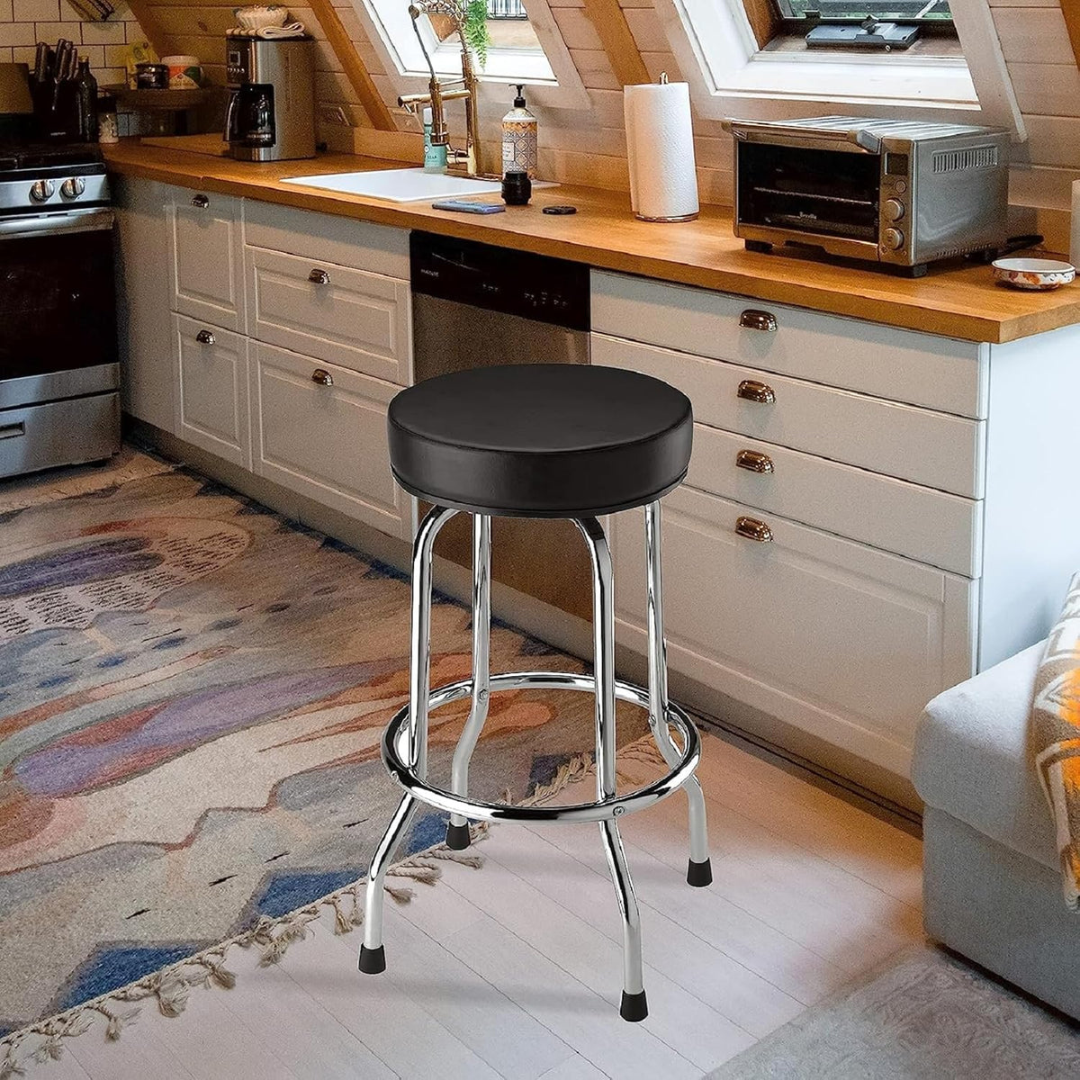 BIG RED Torin stool with 1-year warranty information