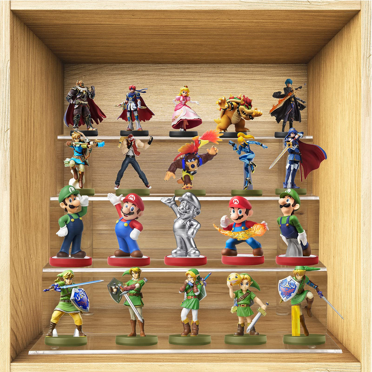 Bigantss gift-ready acrylic shelf suitable for Valentine’s Day or birthdays.