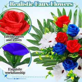 Biggun patriotic grave decor for monuments and altars