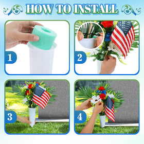 Biggun durable, weather-resistant memorial bouquet
