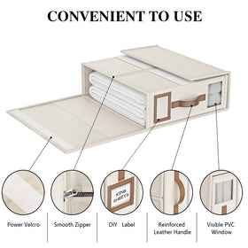 BigPonPon foldable organizers with easy-grip handles save space and time