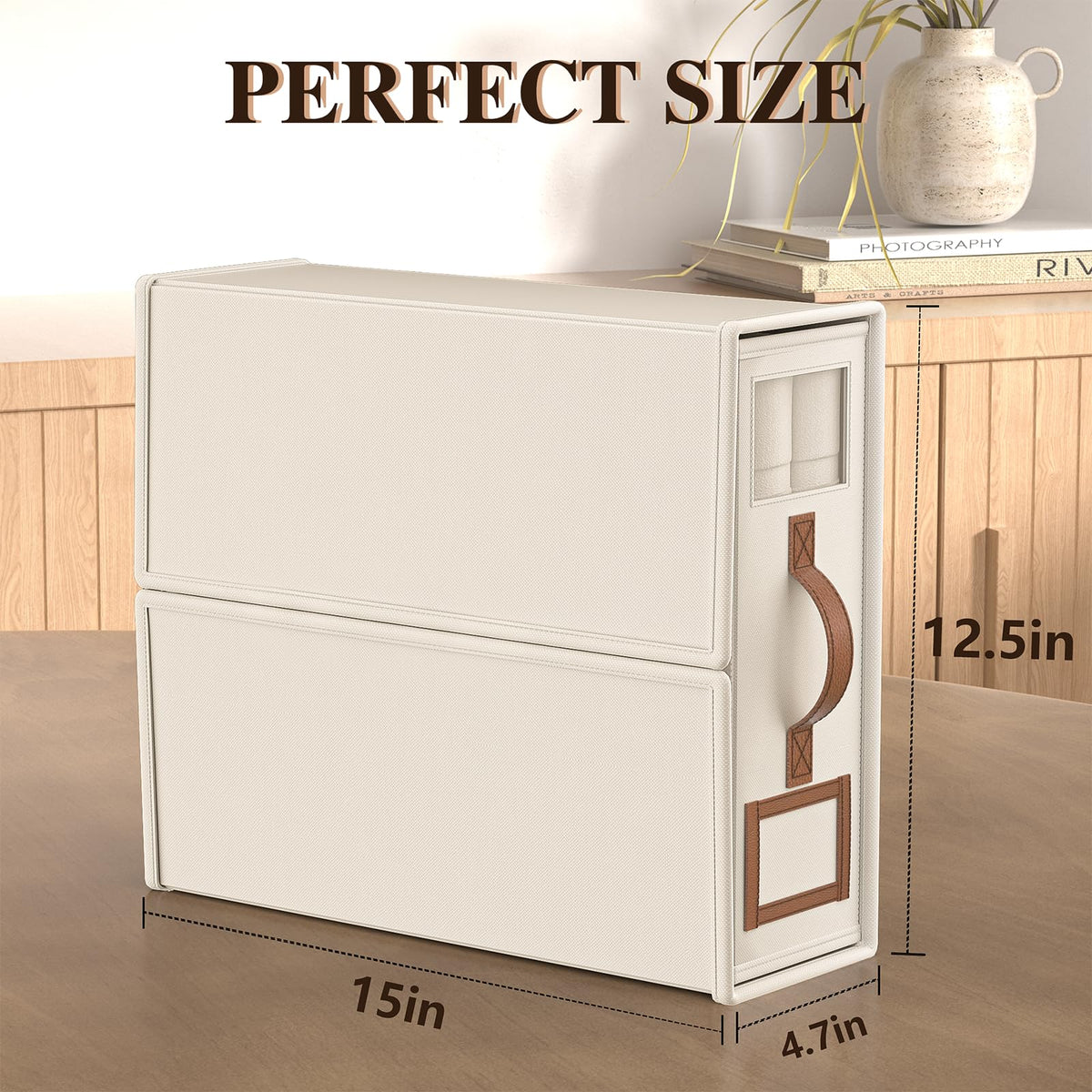 Keeps sets together, reducing rummaging and saving time.