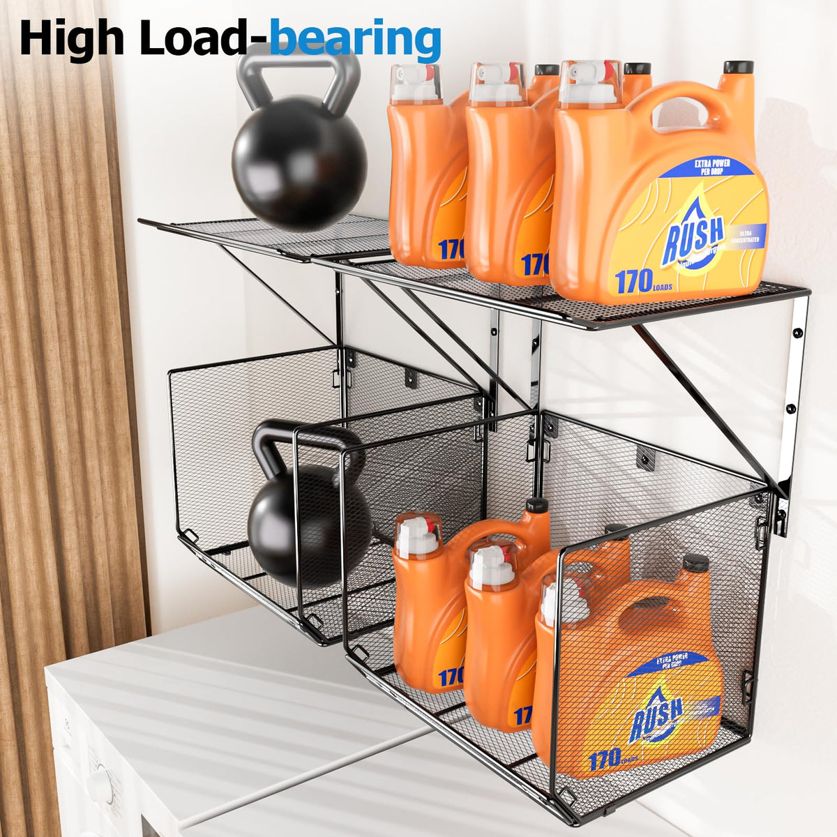 BigPonPon durable wire with rust-proof coating for long-lasting organization.