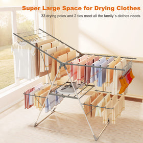Foldable design of Bigzzia rack for easy storage when not in use