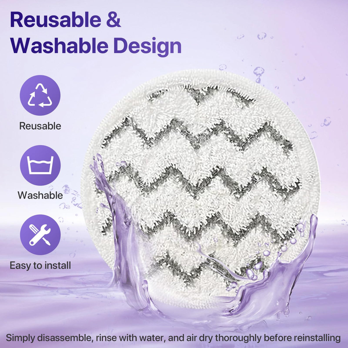 BIHARNT absorbent, fast-drying pads reduce downtime between rooms
