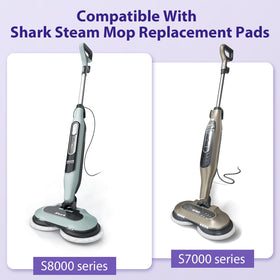BIHARNT washable microfiber pads provide reusable cleaning power on hard floors