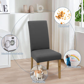 BIETYONE machine-washable chair cover makes cleaning after meals quick and simple.