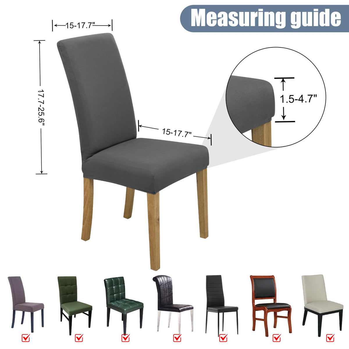 BIETYONE printed dining chair slipcover refreshes space with bold color.