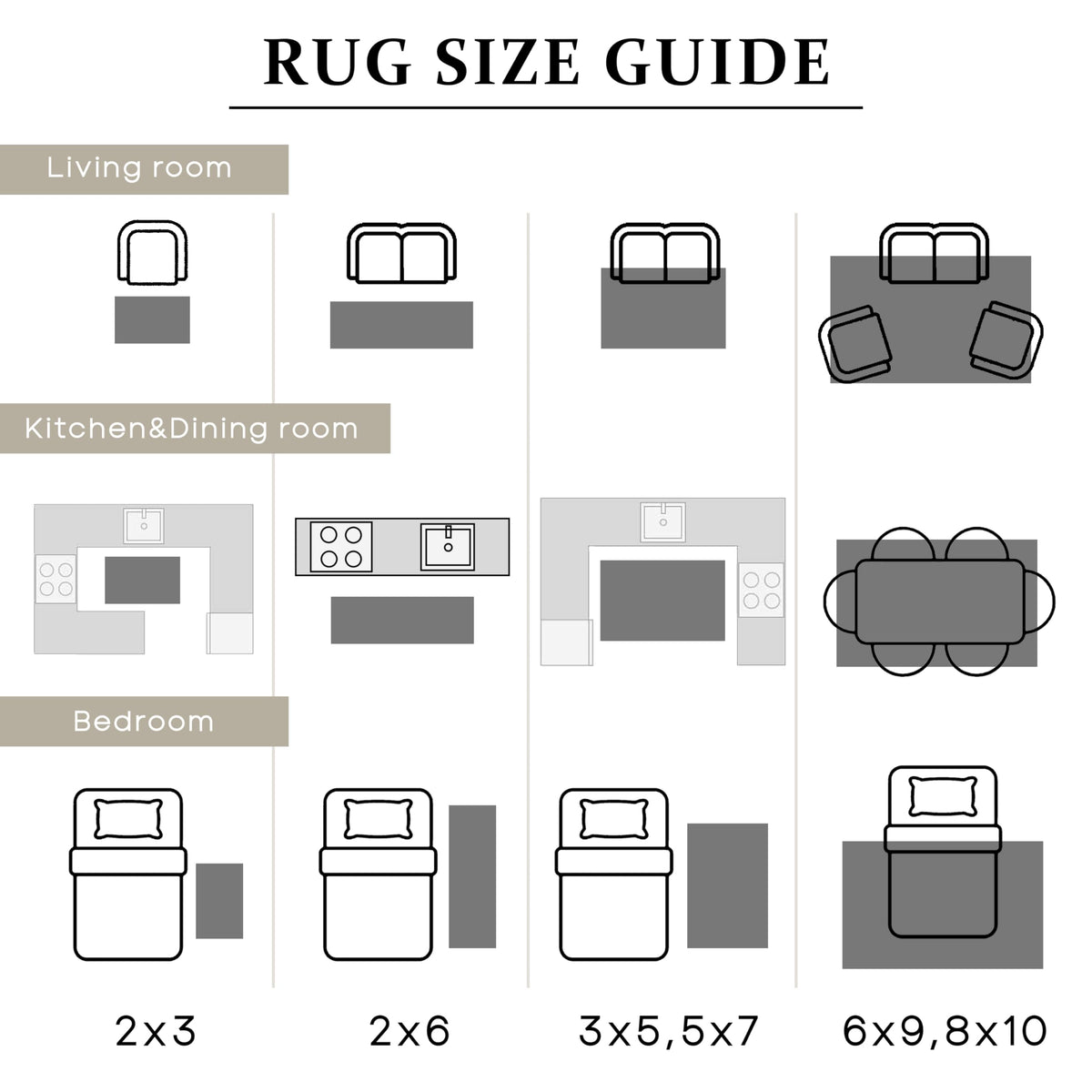 BILEEHOME rug pad recommended for extra comfort and protection.
