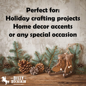 Billy Buckskin pine cones vase fillers add warmth to any room.