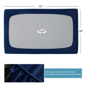 Two-pack Biloban twin fitted sheets provide value and consistent quality.