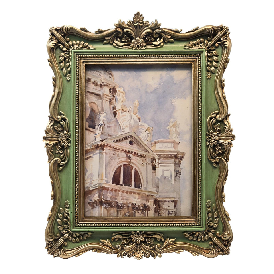 bilxim 5x7 vintage frame front view for wall or tabletop display