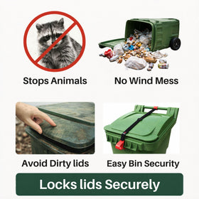 BinClaw animal-proof trash can reduces mess and odors