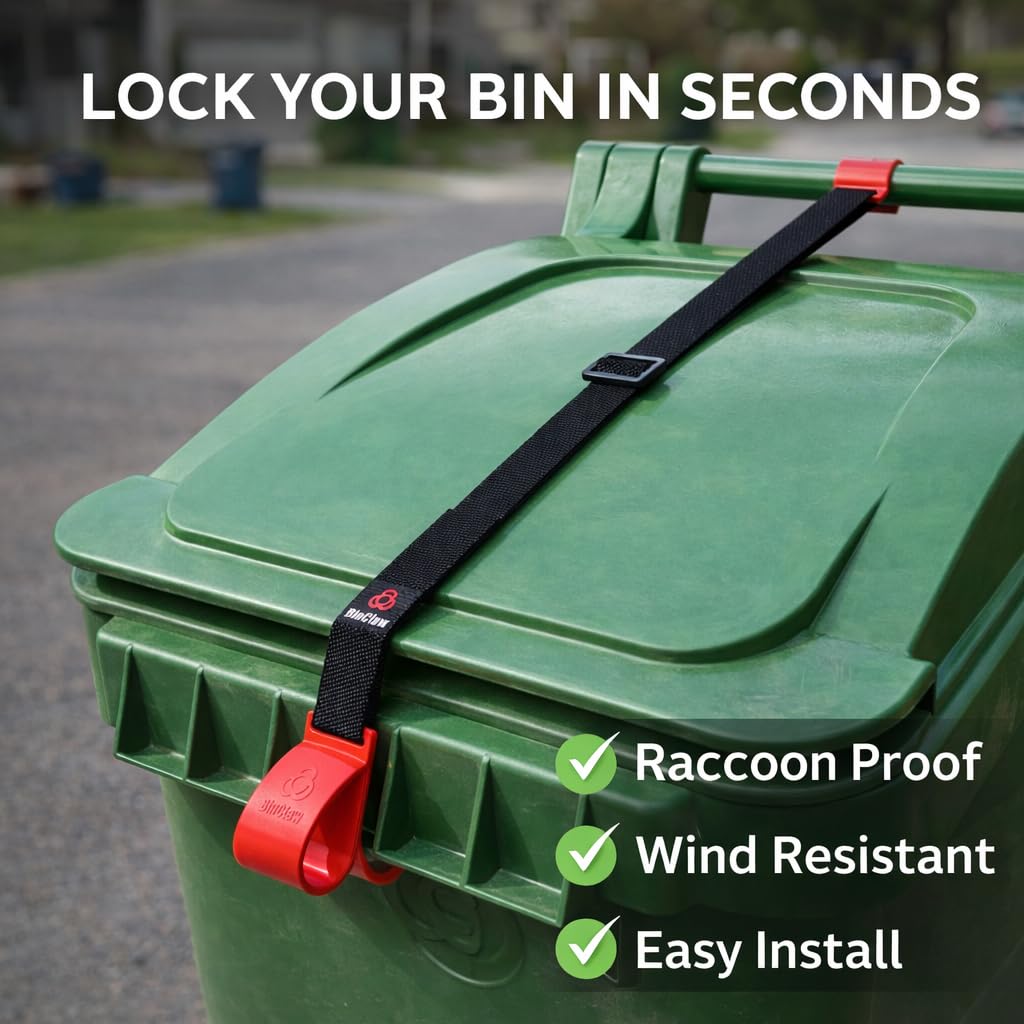 BinClaw outdoor-ready design withstands rain sun and wind