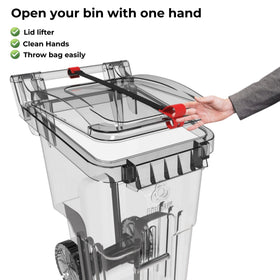BinClaw universal fit design works with most standard bins