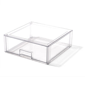 BINO clear stackable drawer in fridge for quick item checks and easy access