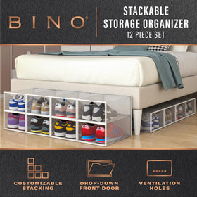 BINO foldable shoe storage under bed for compact organization