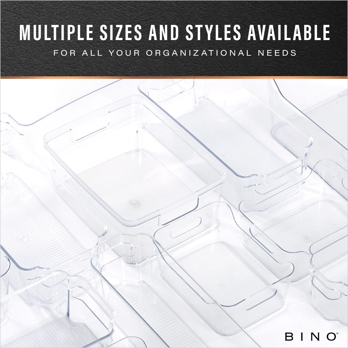BINO Lucid Collection compact bin in a small kitchen saving space